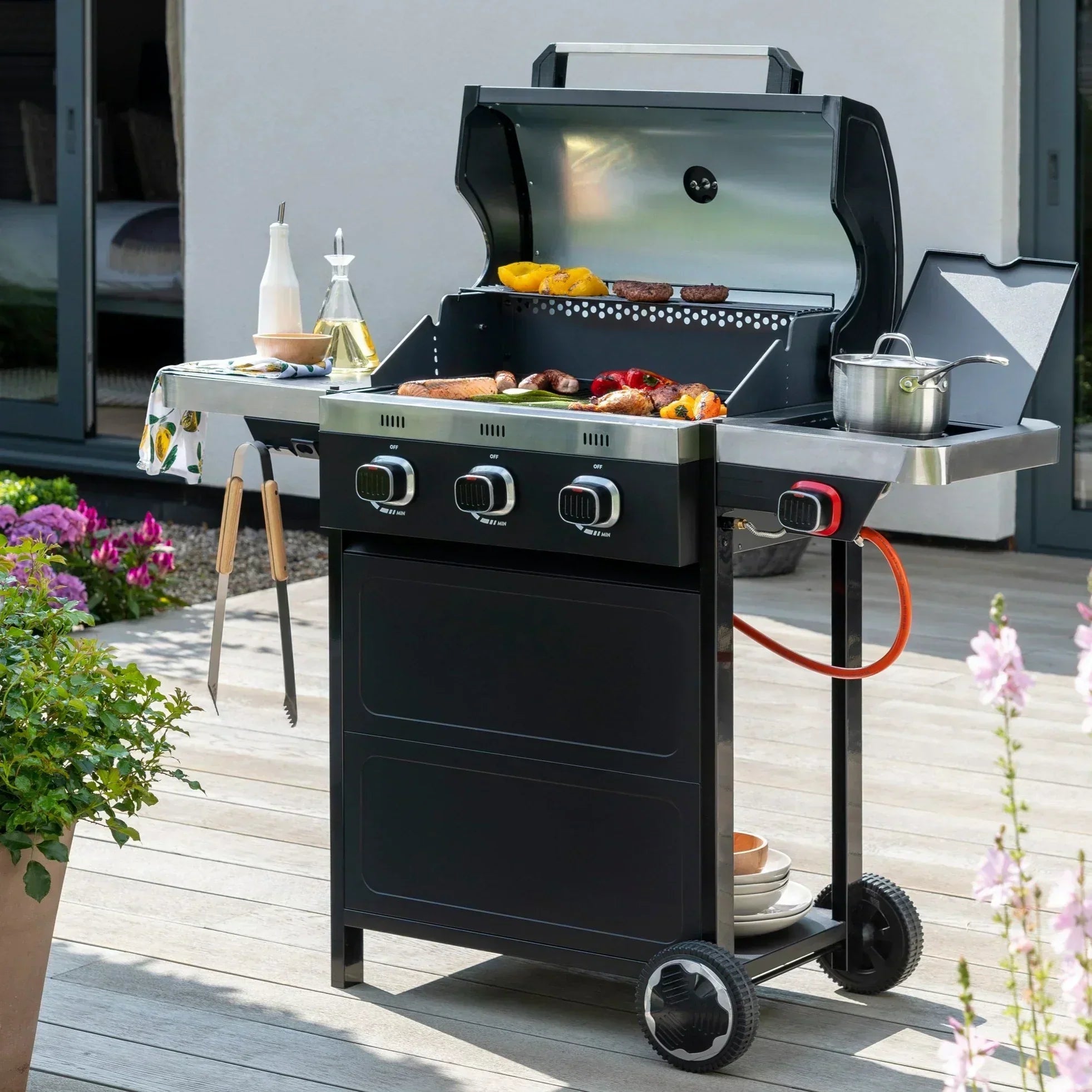3 Burner Gas BBQs
