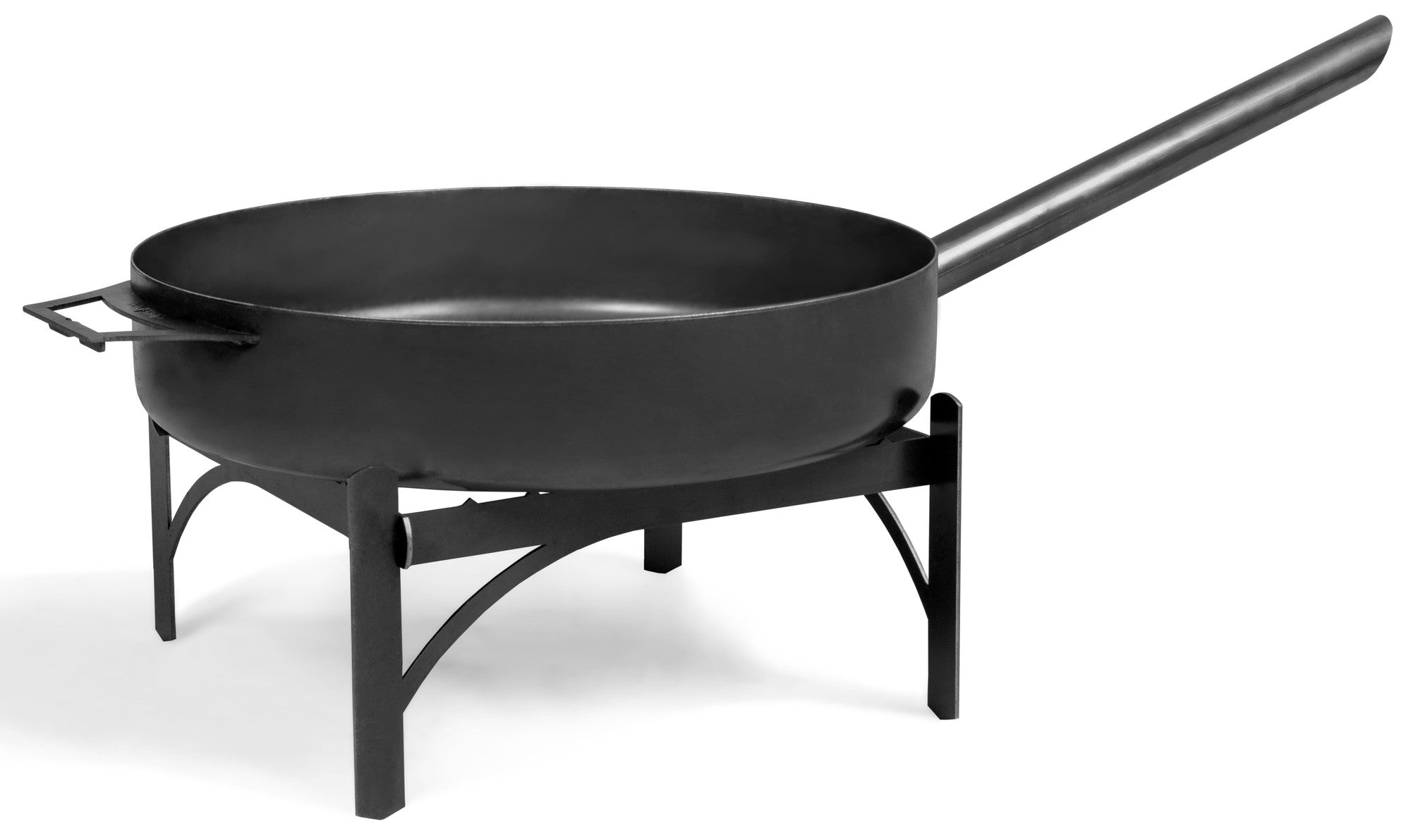 Norfolk Leisure 50cm Steel Pan with Long Handle (Use with 80cm Fire Bowls)