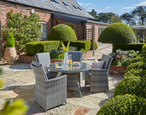 Burnham XL 4 Seater Garden Dining Set