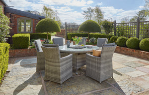 Burnham XL 6 Seater Garden Dining Set