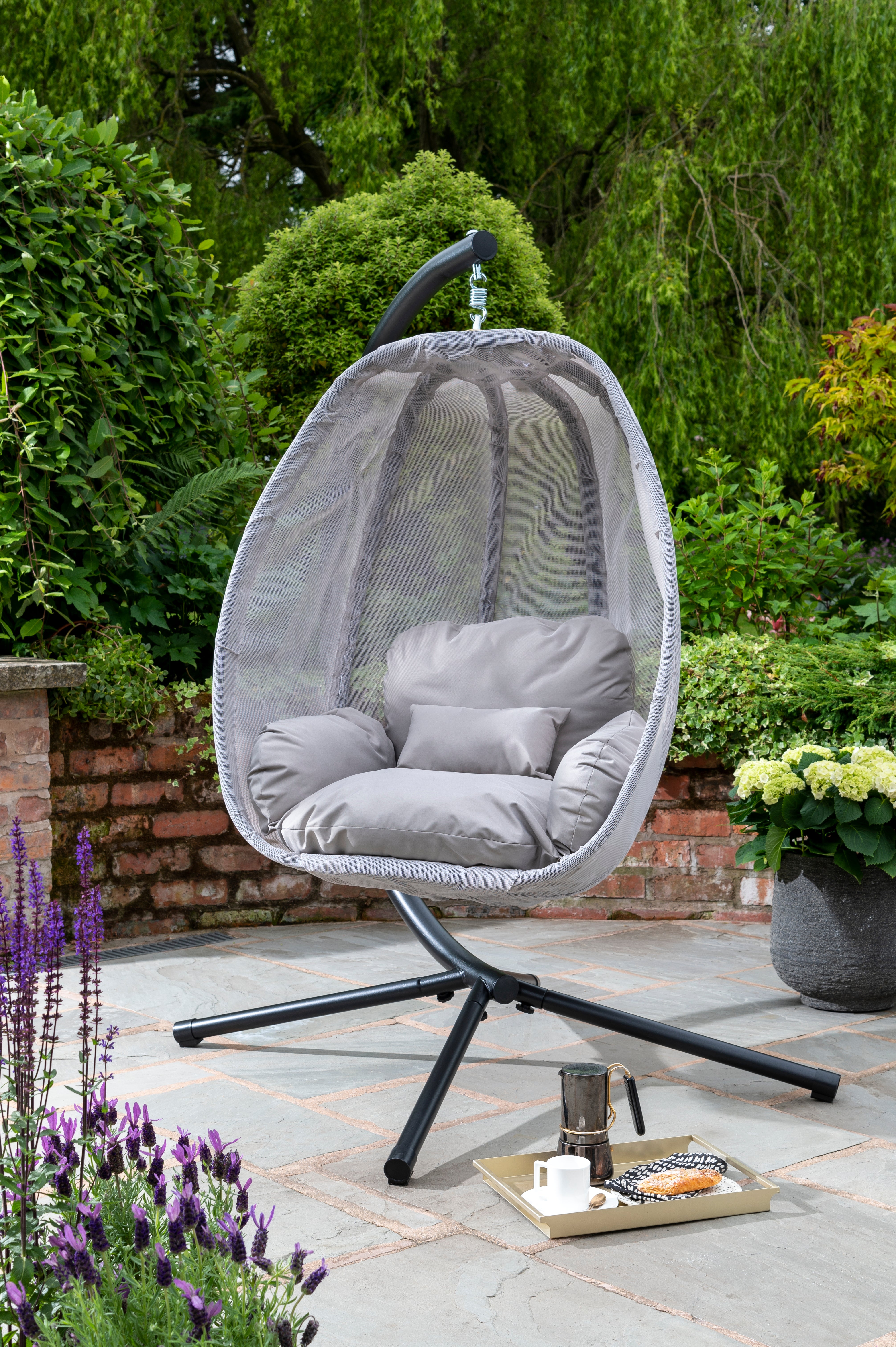 Norfolk Leisure Folding Textilene Egg Swing Seat