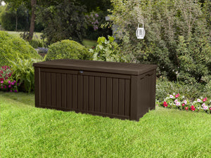 Norfolk Leisure Rockwood Garden Storage Box - Brown