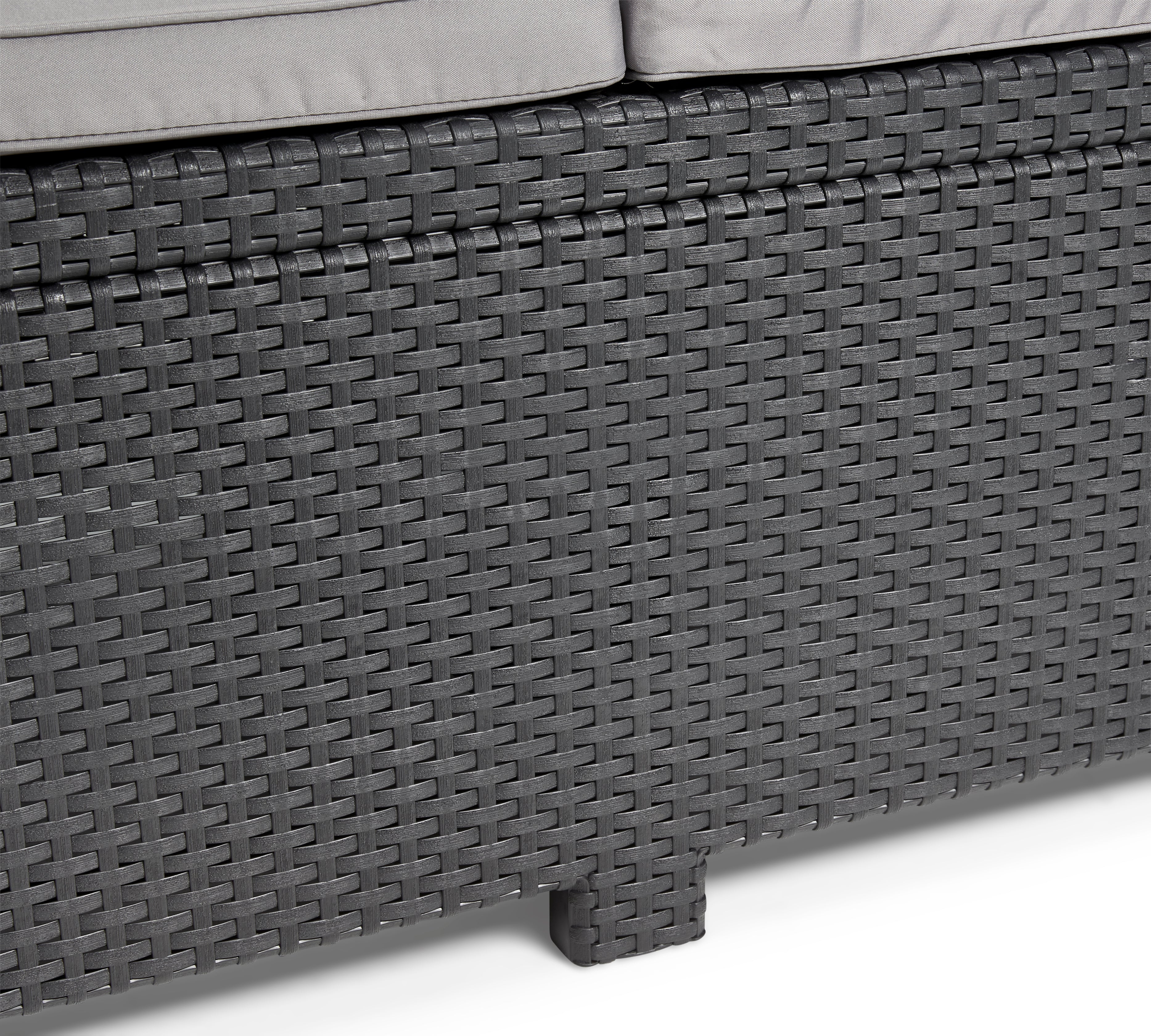 Armona Garden Lounge Wicker Style Sofa Set with Storage Table