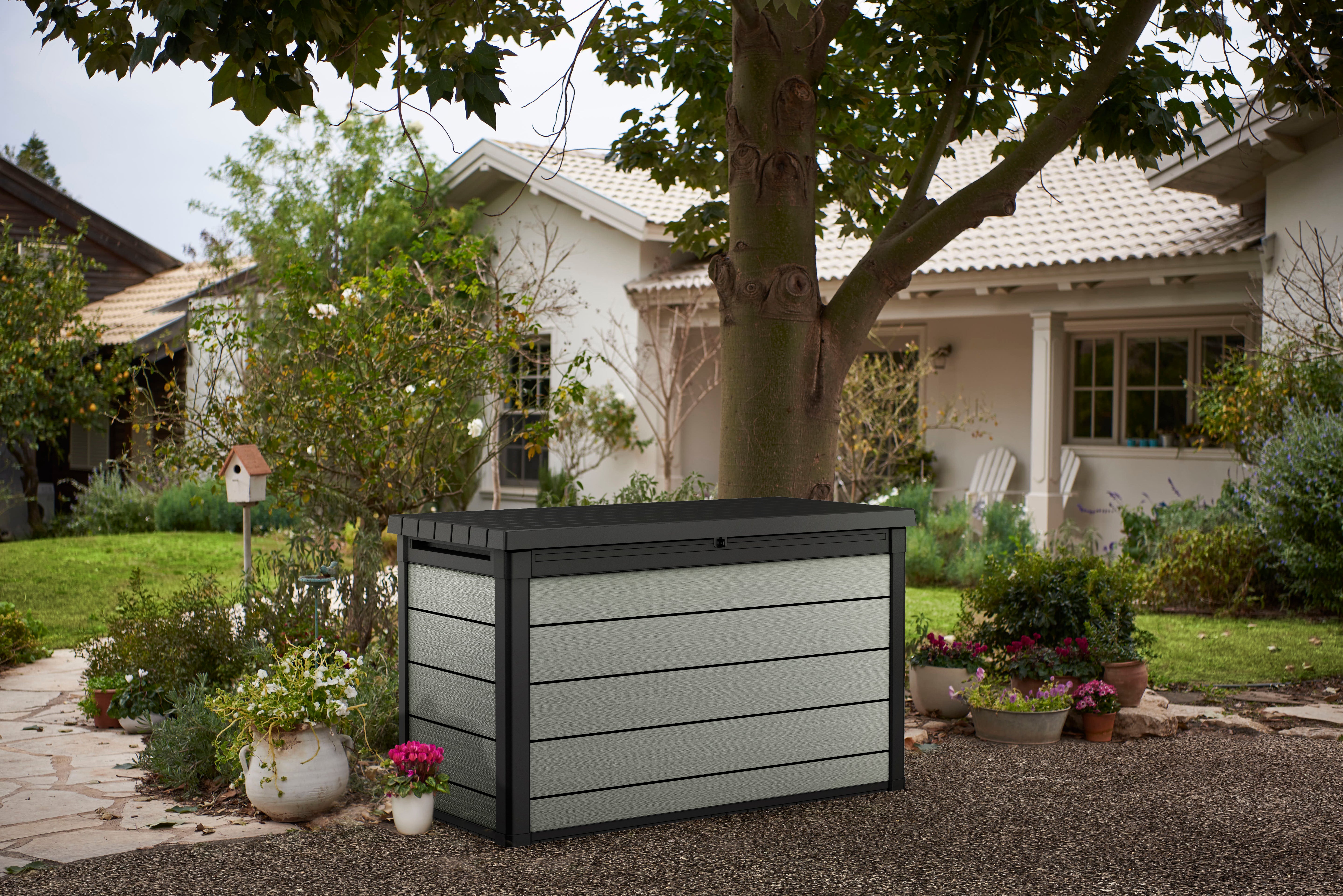 Denali 757 Litre Duotech Garden Storage Box - Grey