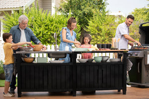 Norfolk Leisure Unity Double Surface Outdoor Chef Kitchen with Sink