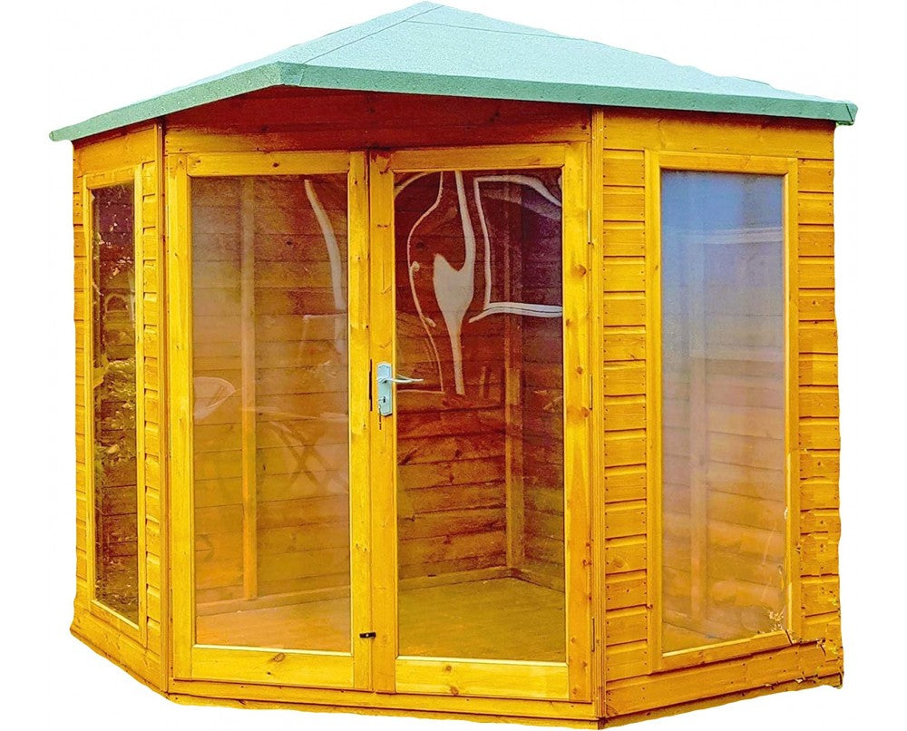 Shire 8x8 Larkspur Corner Summerhouse