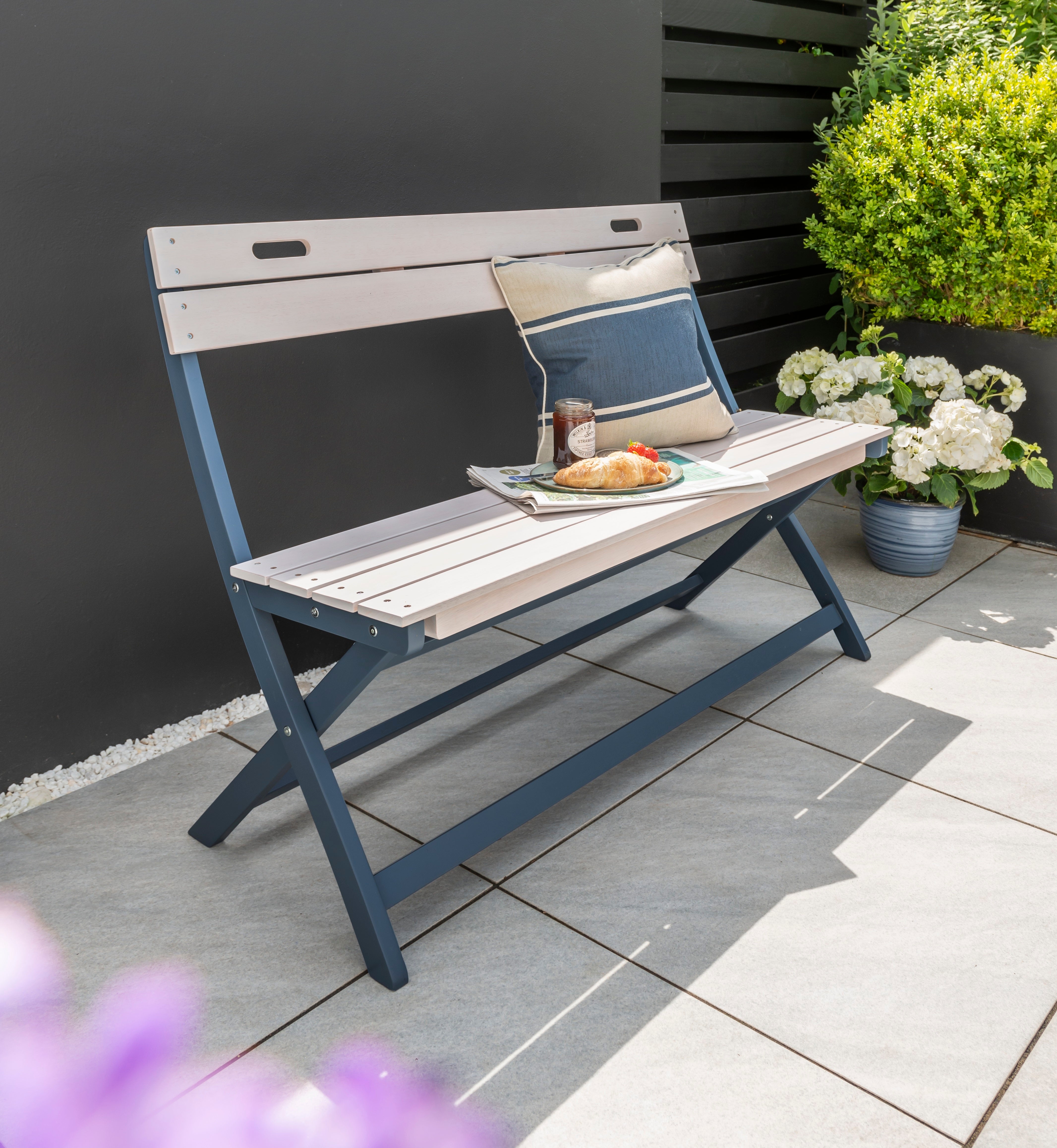 Galaxy Wooden Folding Garden Bench Stylish Outdoor Seating For Patios galaxy-wooden-folding-garden-bench-stylish-outdoor-seating-for-patios