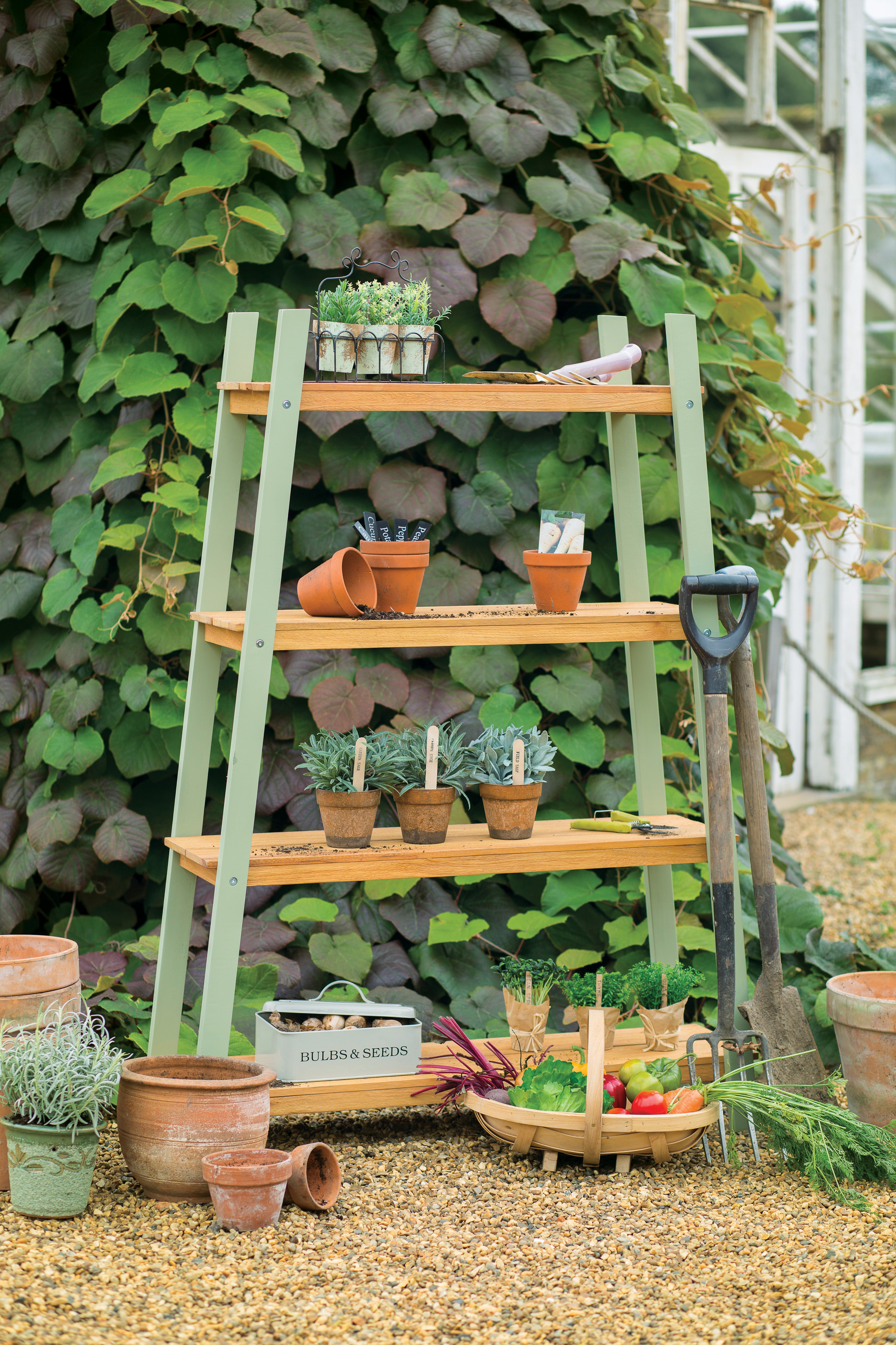 Norfolk Leisure Verdi Wooden Plant Shelf