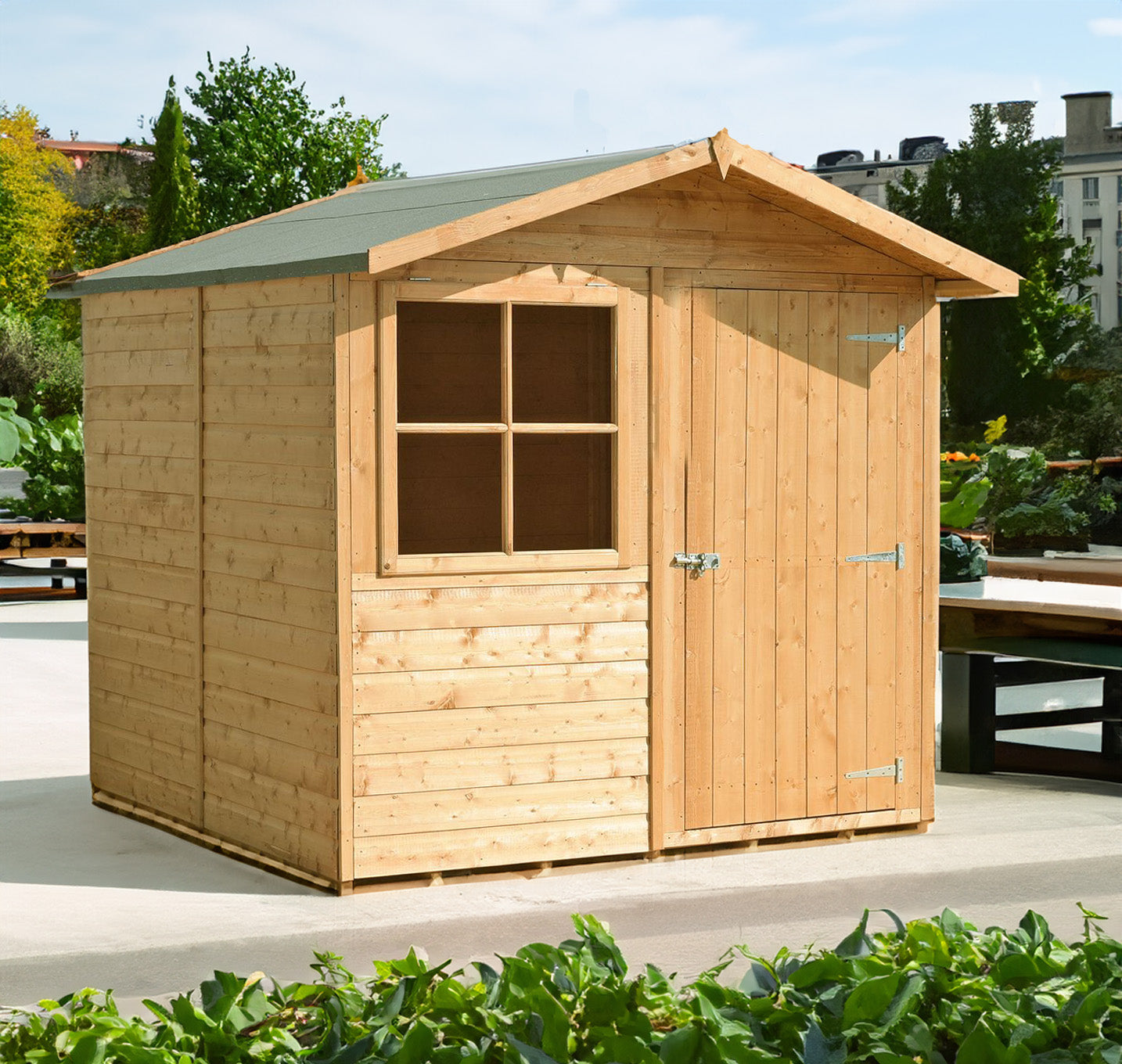 Shire 7x7 Abri Flatpack Garden Shed