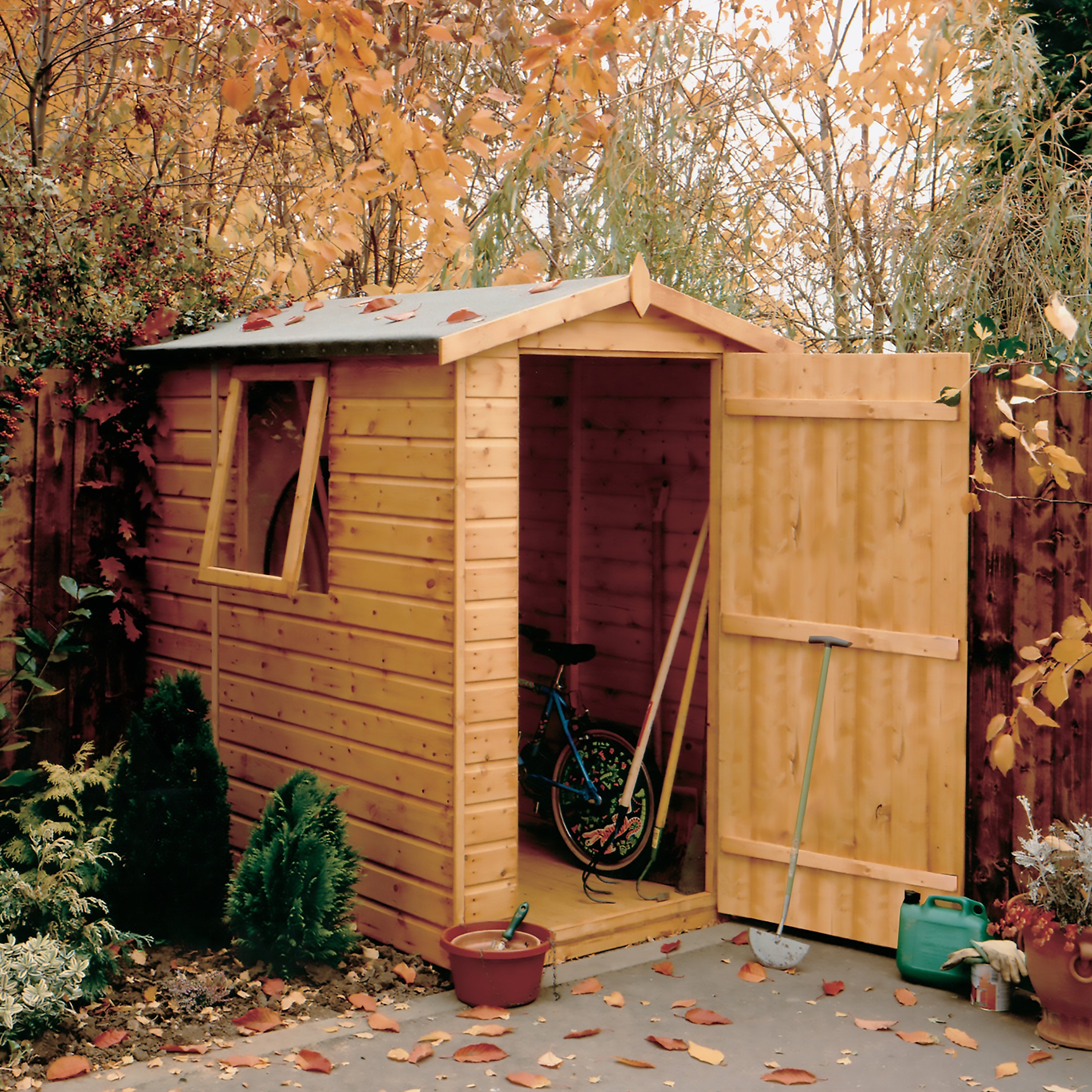 Shire 7x5 Shiplap Apex Flatpack Garden Shed