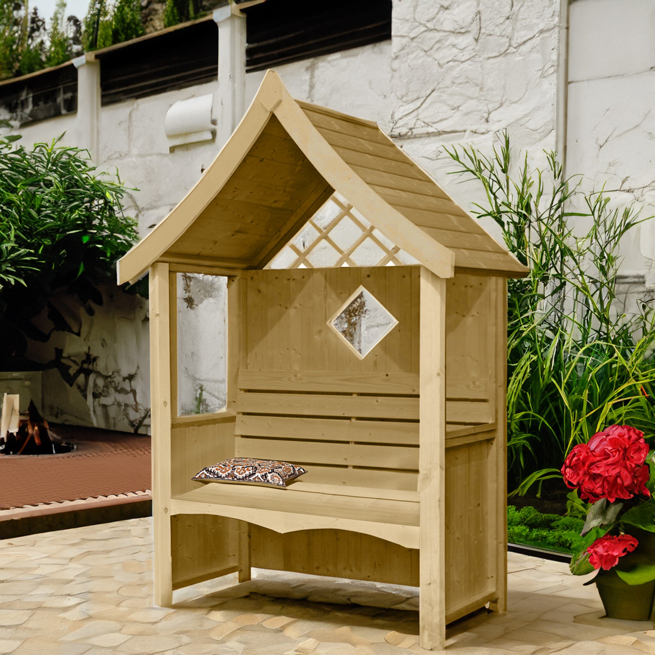 Shire Arum Pressure Treated Garden Arbour