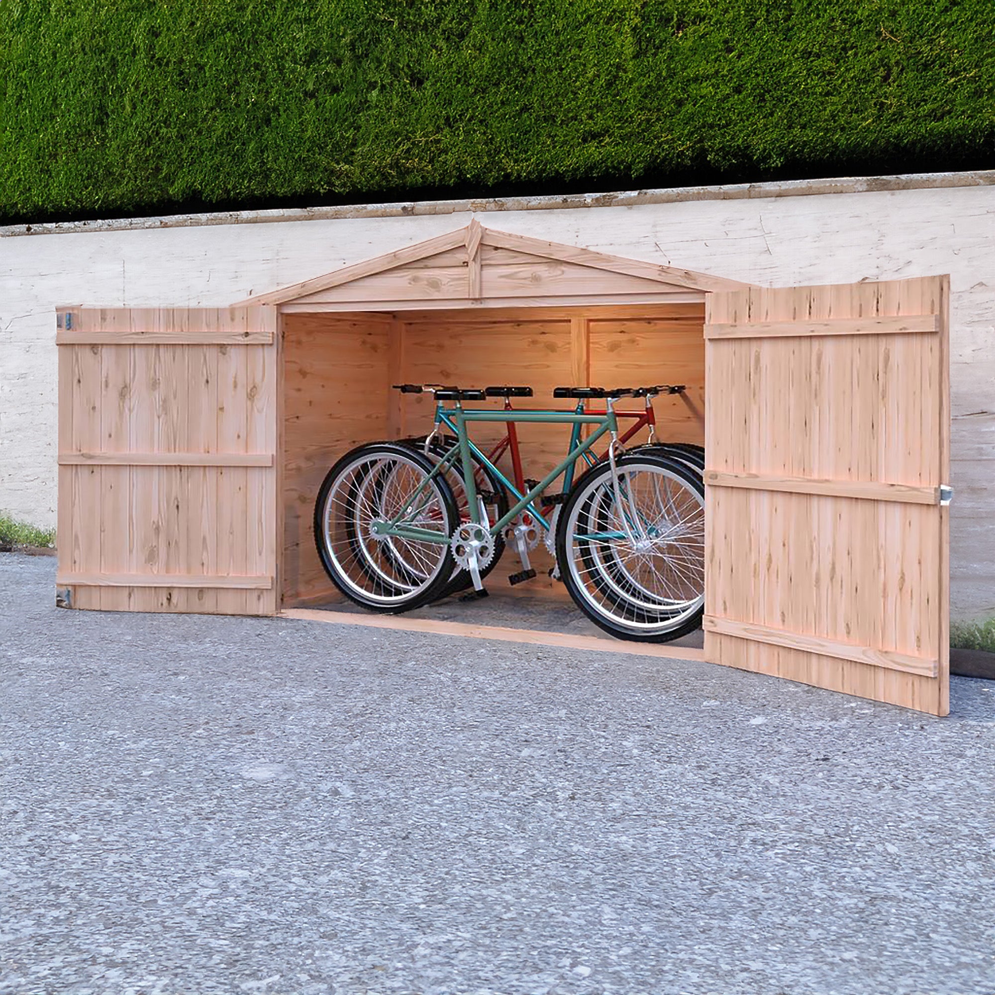 Shire Apex Shiplap Wooden Bike Store (no Floor)