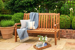 Beeley 150cm Wooden Garden Bench FSC Acacia Wood - Teak Look