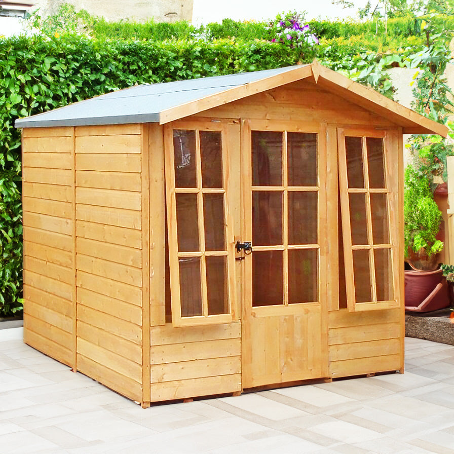 Shire 7x7 Chatsworth Summerhouse with Georgian Style Windows