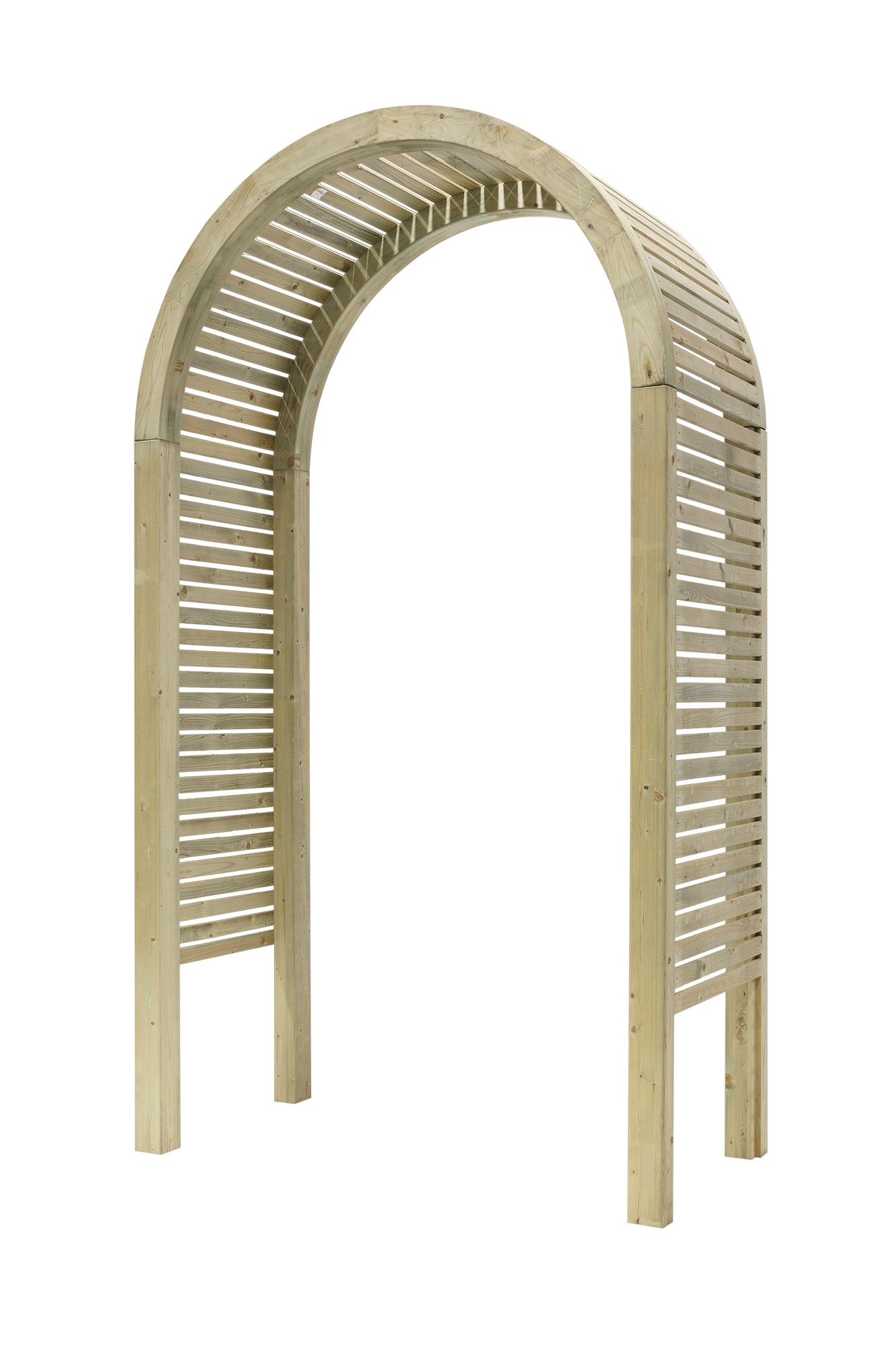 Shire Green Contemporary Pressure Treated Wooden Garden Arch