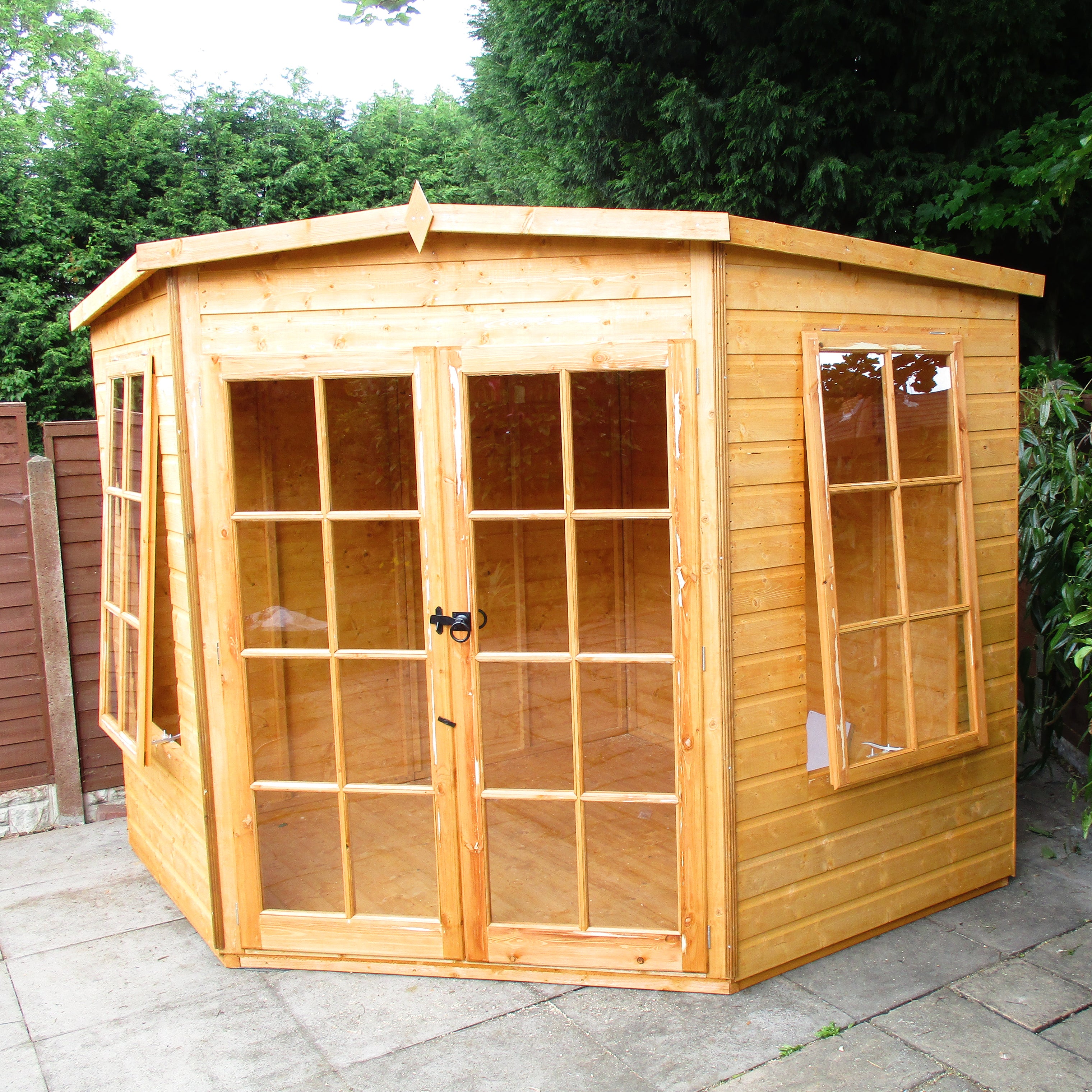 Shire 8x8 Hampton Corner Summerhouse