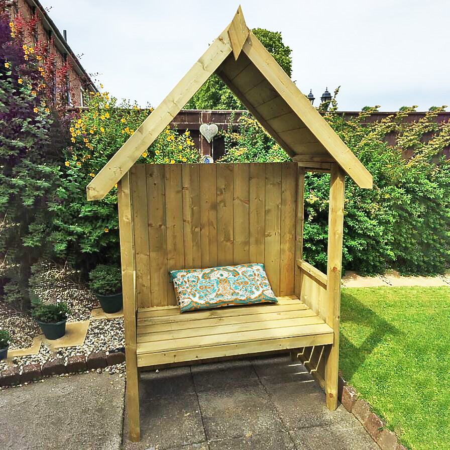 Shire Hebe Pressure Treated Garden Arbour