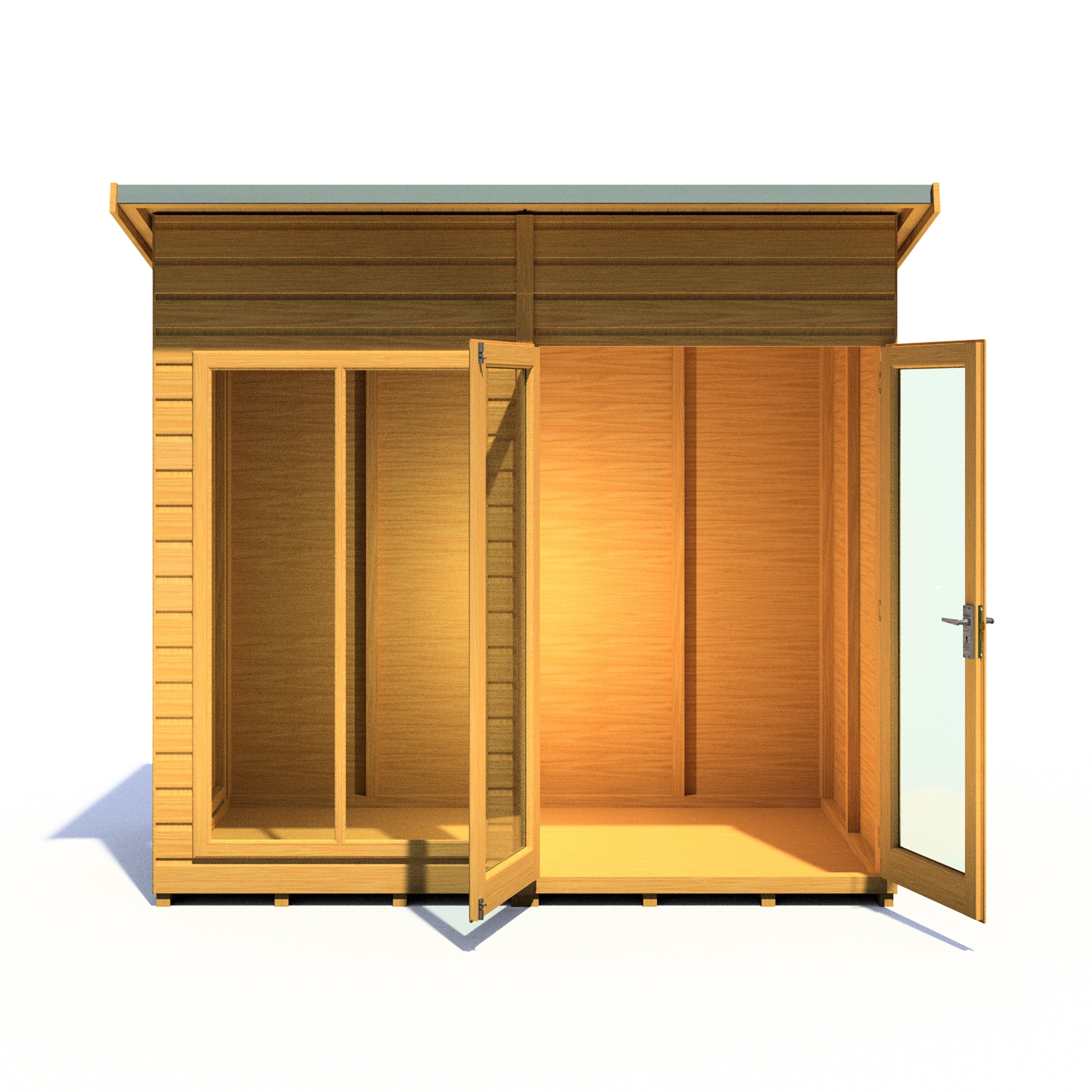 Shire 8x4 Lela Small Summerhouse with 7ft Height