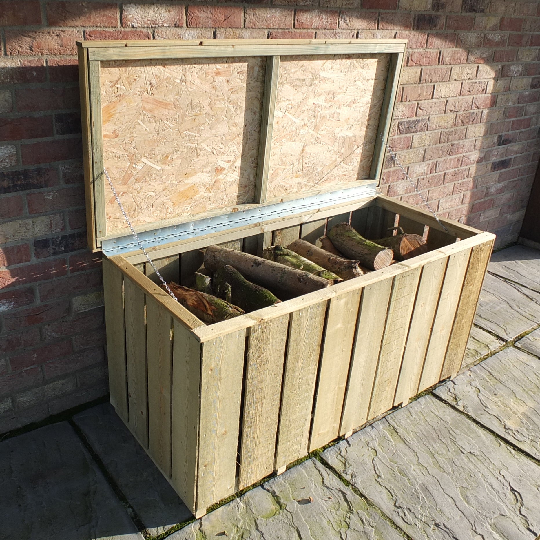 Shire Pressure Treated Wooden Log Storage Box