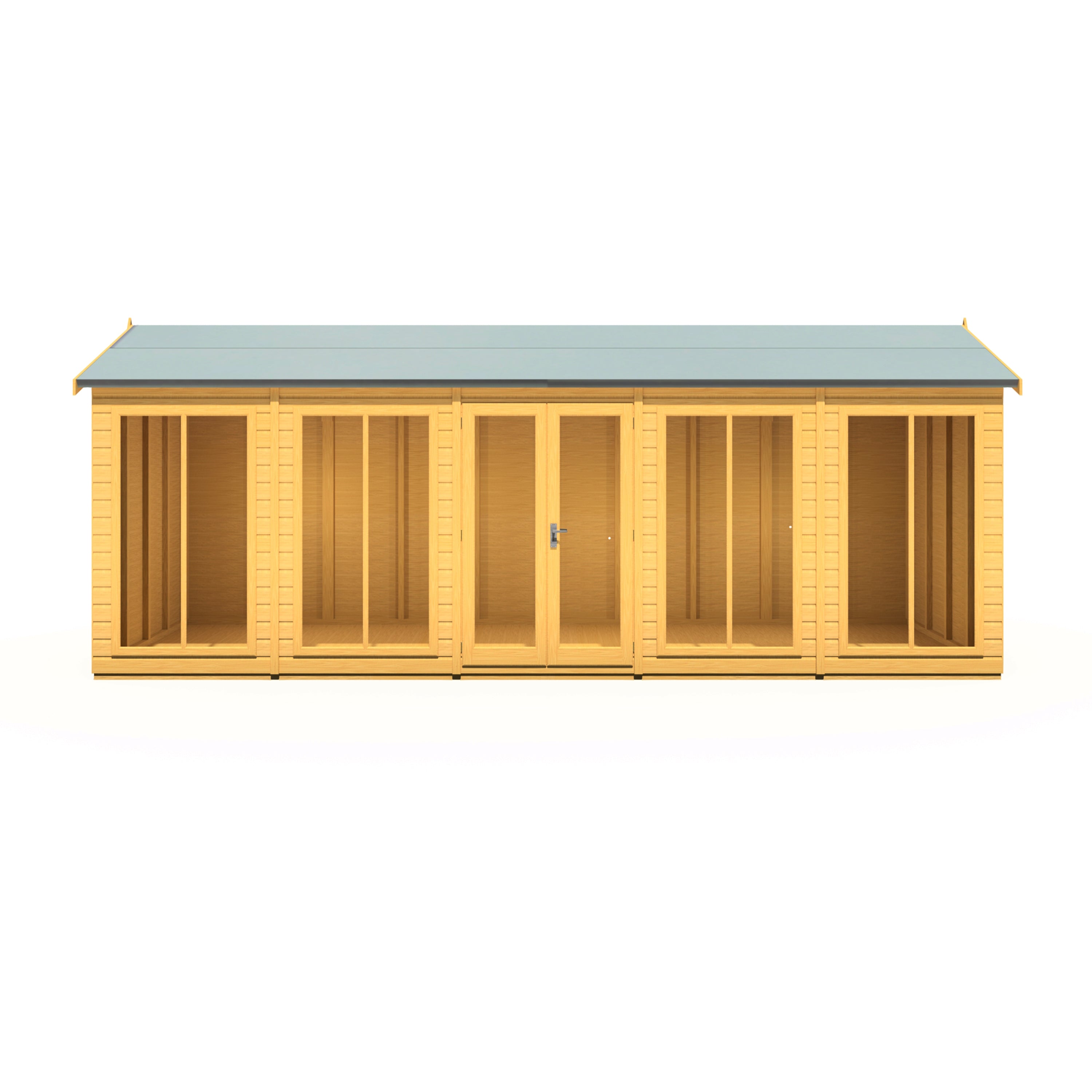 Shire 20x6 Mayfield Large Summerhouse with Fully Glazed Front