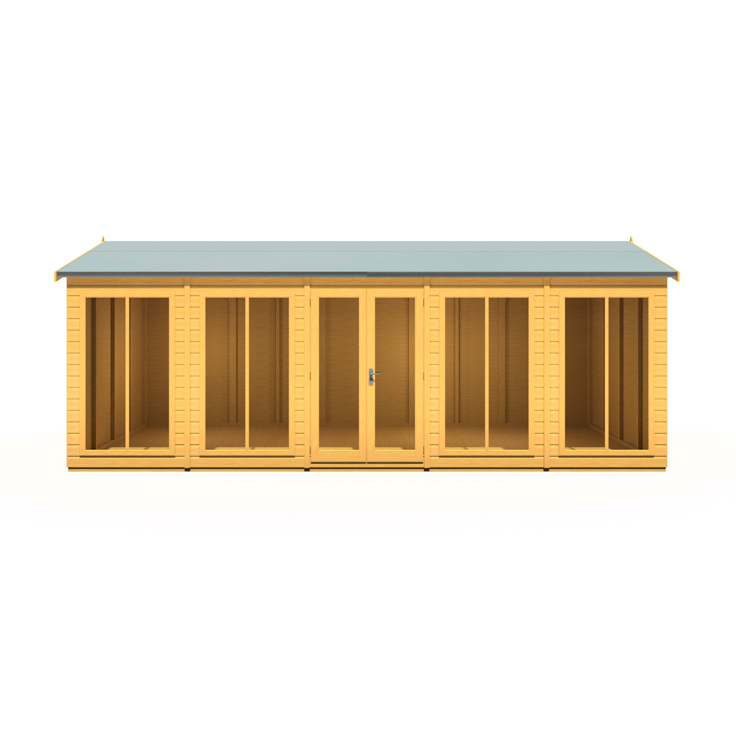 Shire 20x8 Mayfield Large Summerhouse with Fully Glazed Front