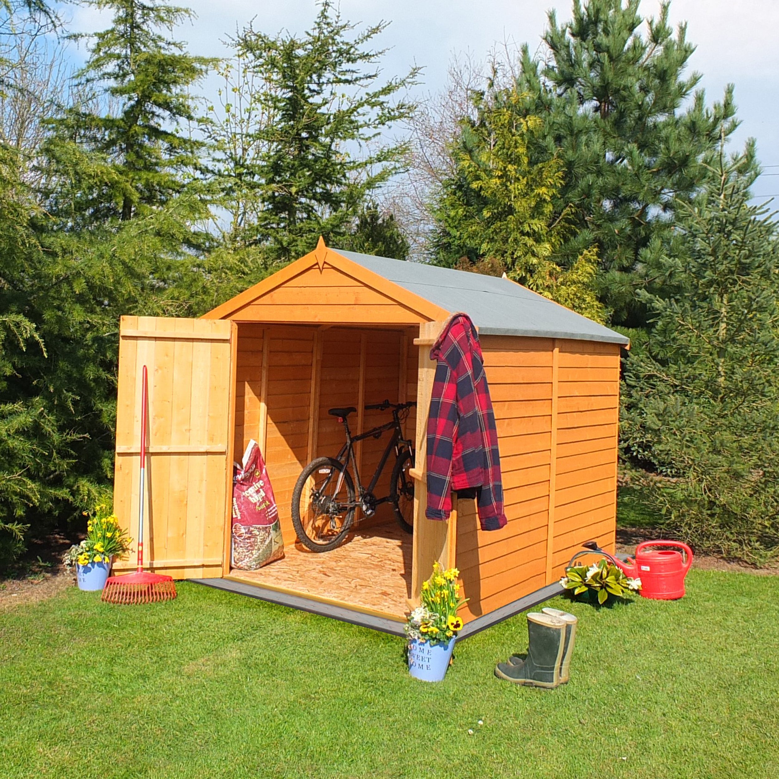 Shire Dip Treated Overlap Premium Double Door No Windows