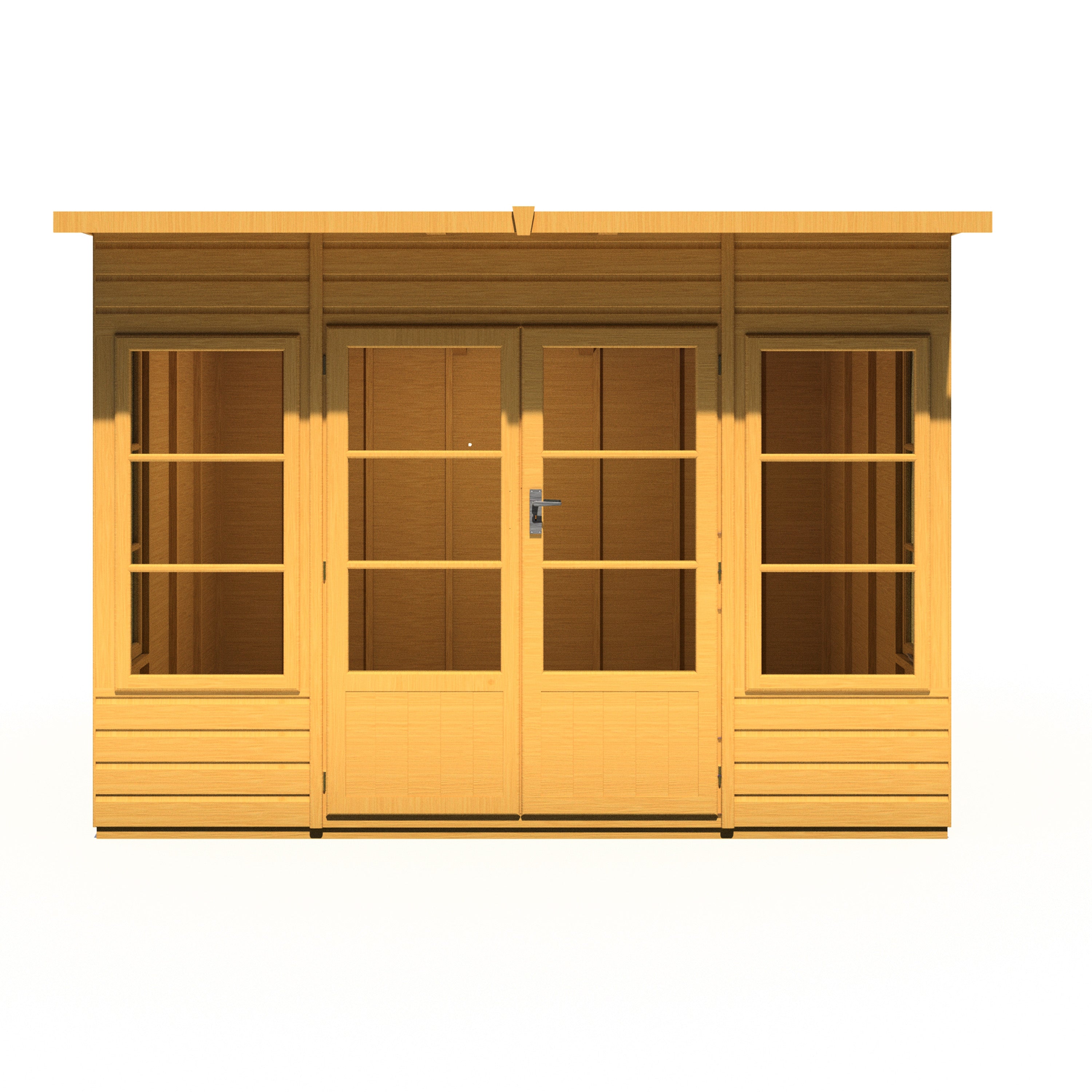 Shire 10x8 Orchid Summerhouse with Stylish Curved Roof