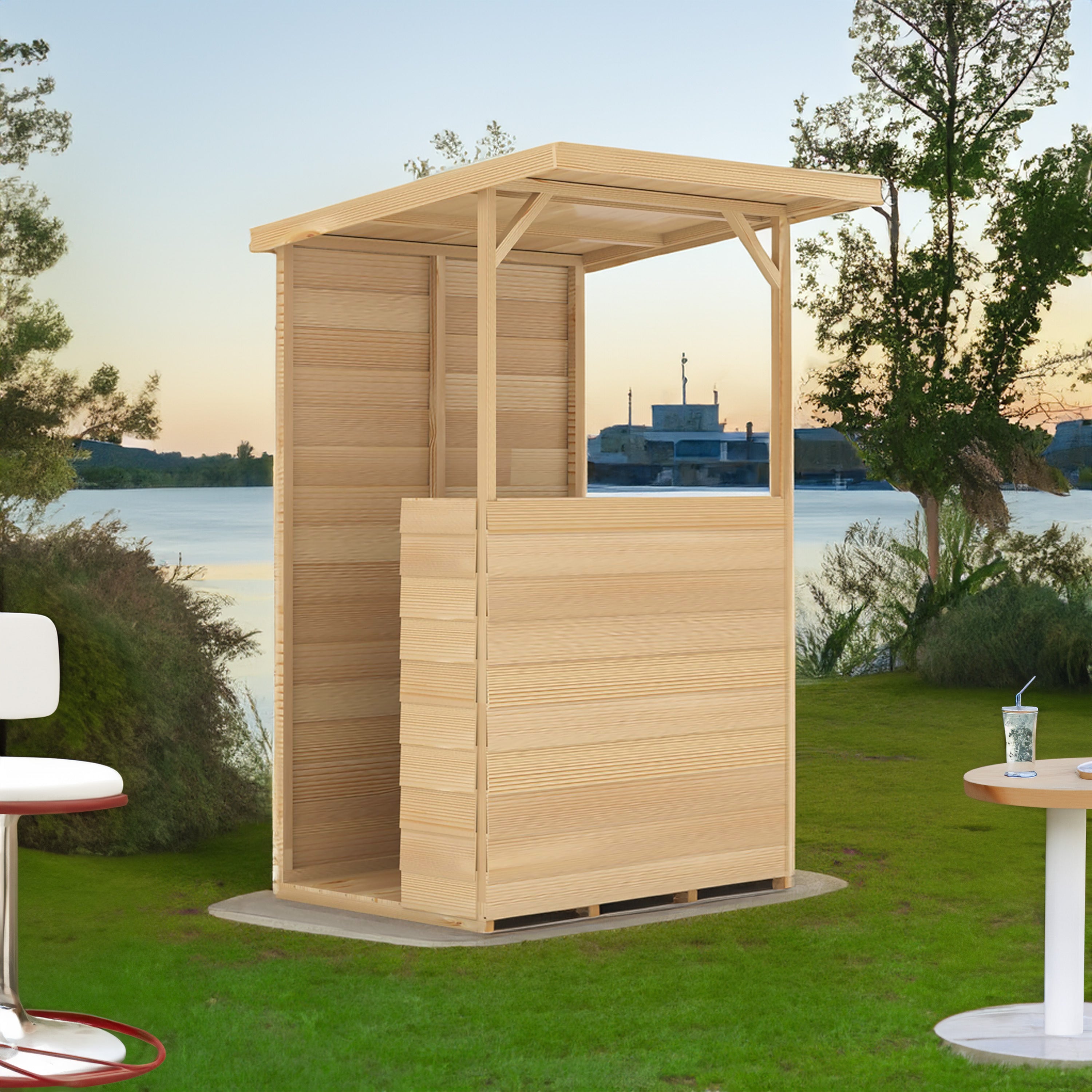 Shire 4x3 Small Tiki Garden Bar