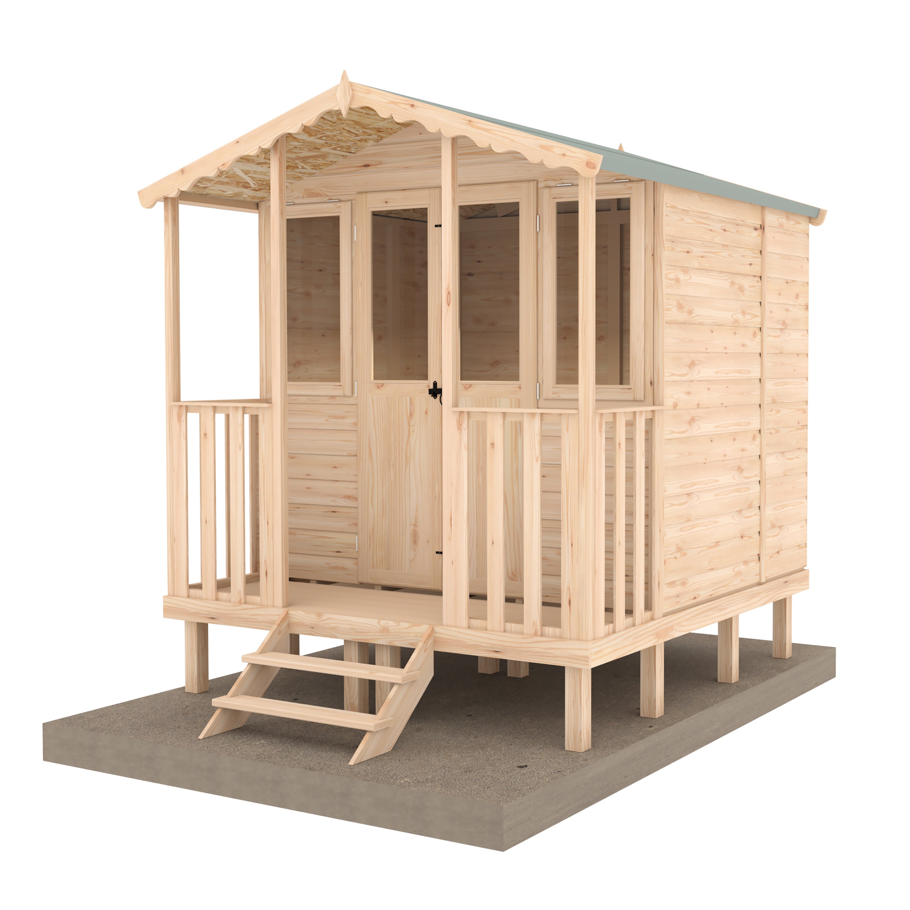 Shire 7x7 Thornham Beach Hut Style Summerhouse