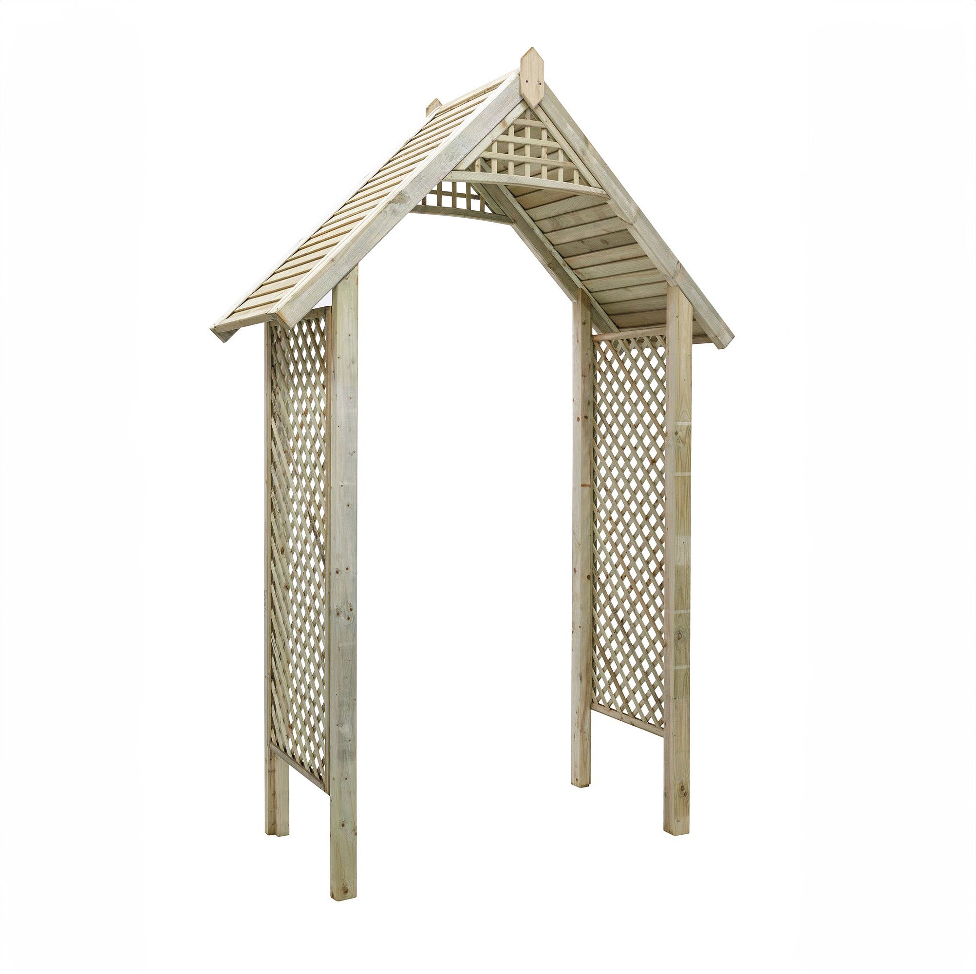 Shire Valencia Pressure Treated Wooden Garden Arch
