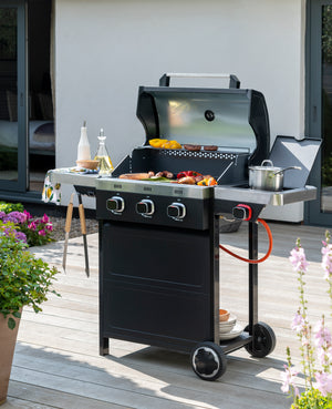 Norfolk Grills VISTA 300 Gas BBQ - 3 Burners with Side Burner