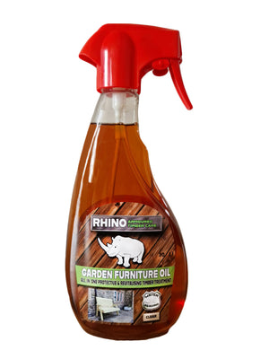 Rhino Clear Wooden Garden Furniture OIl Spray - 500ml