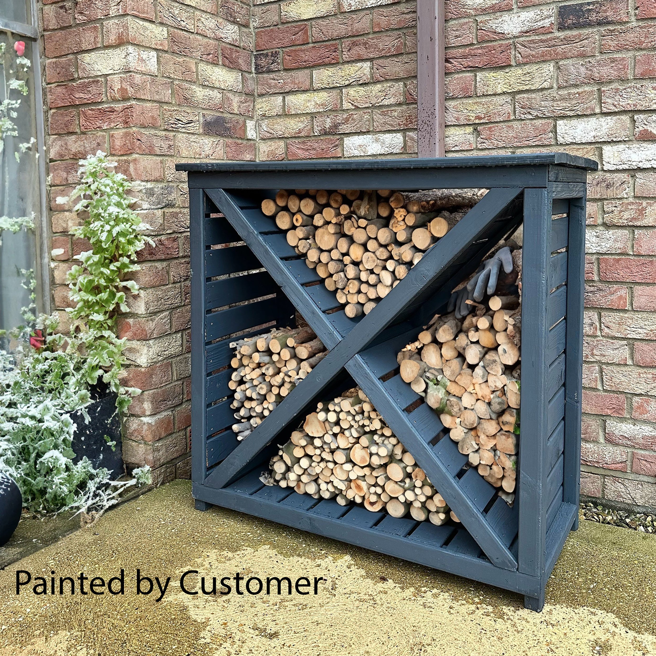 Shire Woodlowe Cross Wooden Log Store