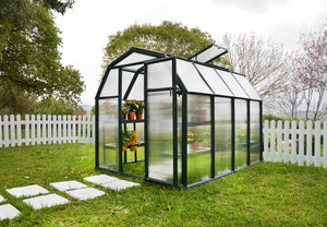 Rion EcoGrow Resin Frame 6ft x 8ft Polycarbonate Greenhouse