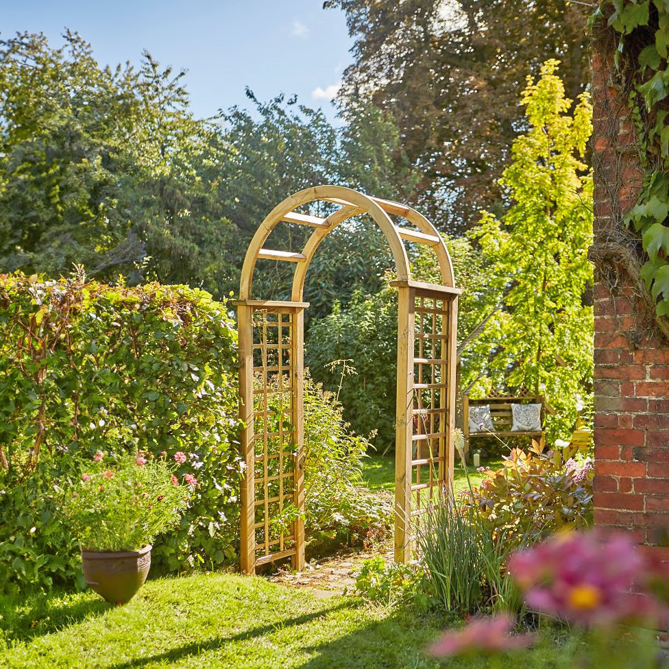 Shire Elite Granville Pressure Treated Wooden Garden Arch