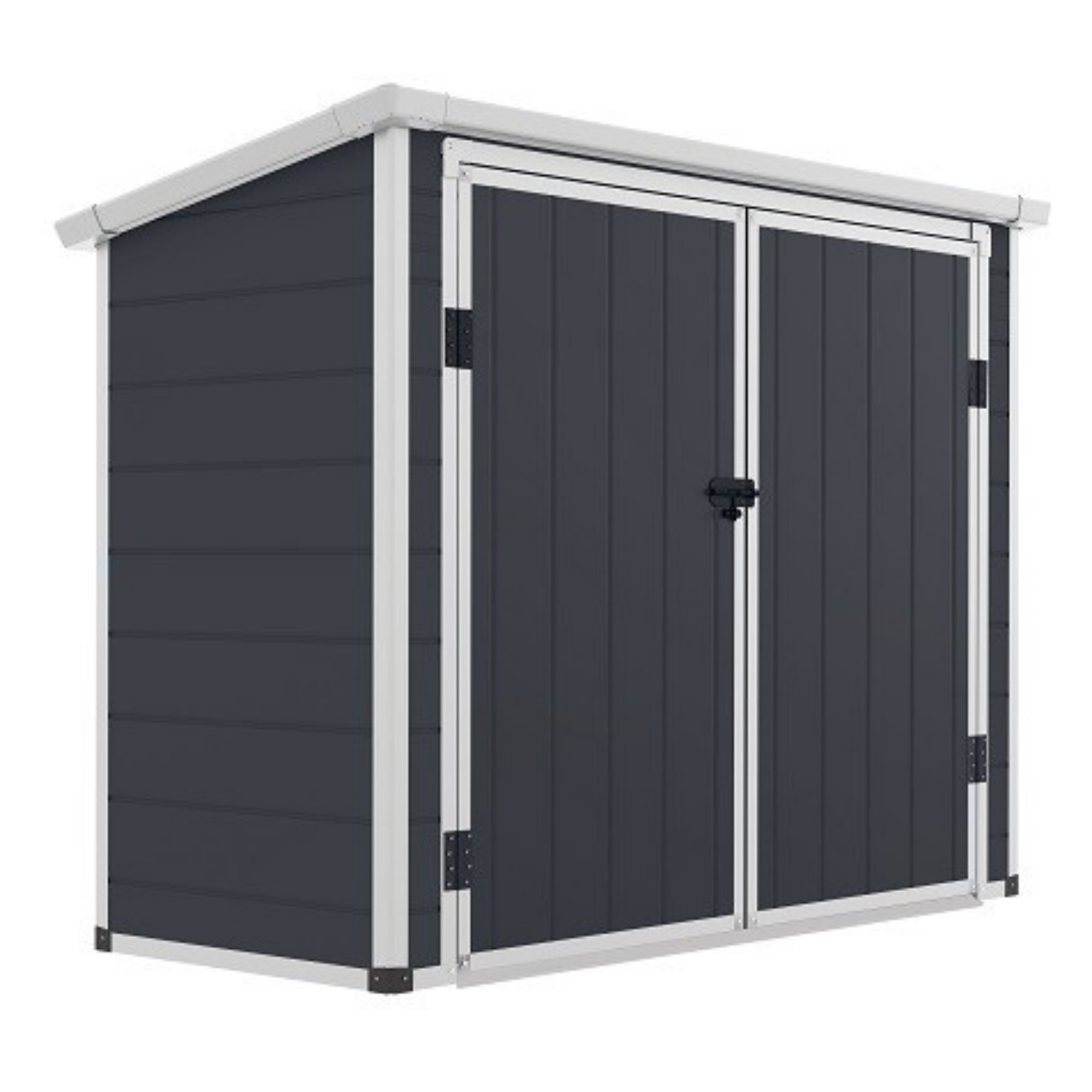 Jasmine 6x3ft Small Plastic Storage Shed with Foundation Kit