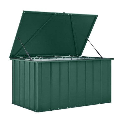 Globel 5x3ft Metal Garden Storage Cushion Box - Green