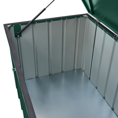 Globel 5x3ft Metal Garden Storage Cushion Box - Green