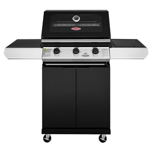 Beefeater 1200E 3 Burner Gas BBQ & Side Burner with Built In Trolley