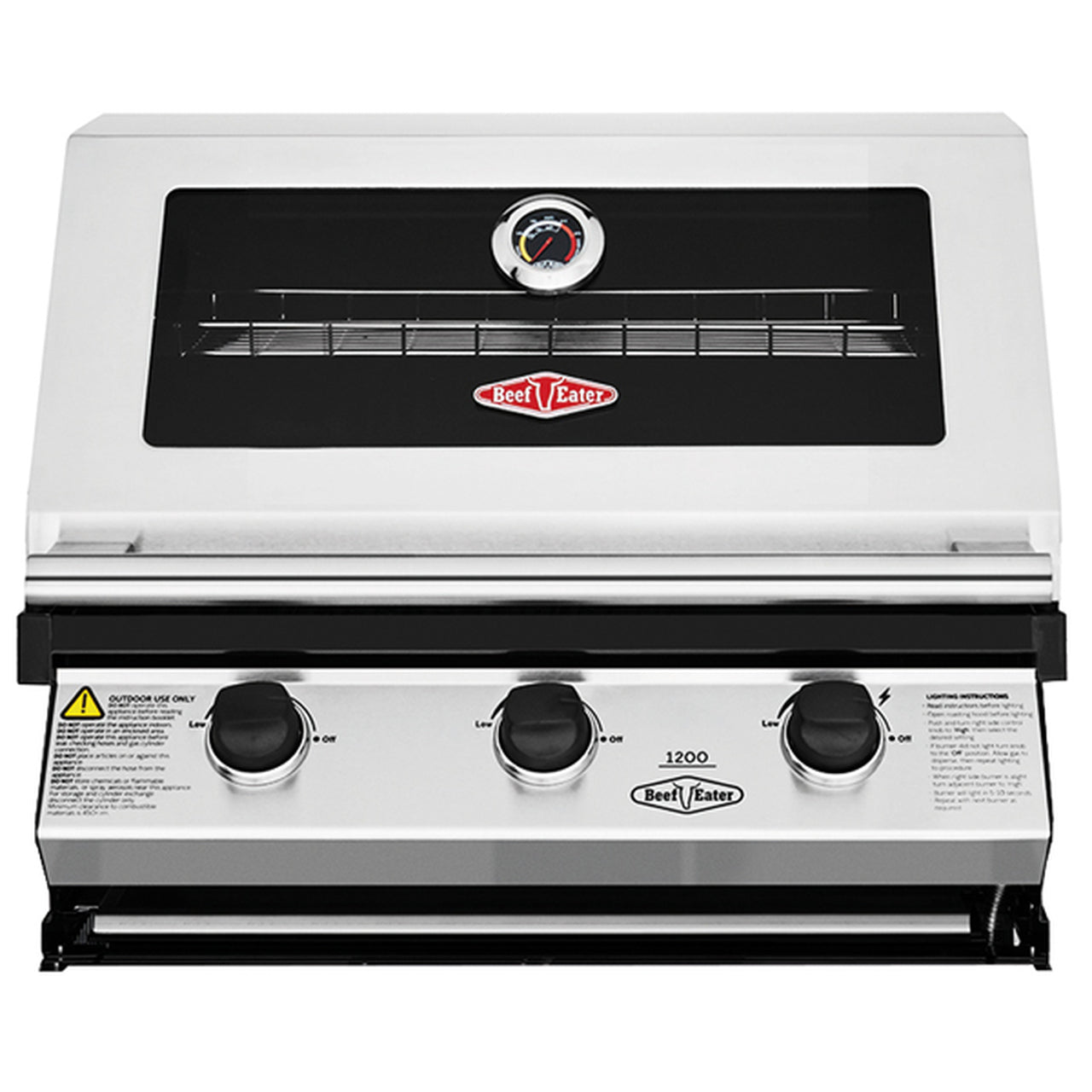 Beefeater 1200s Built-in 3 Burner Gas Bbq