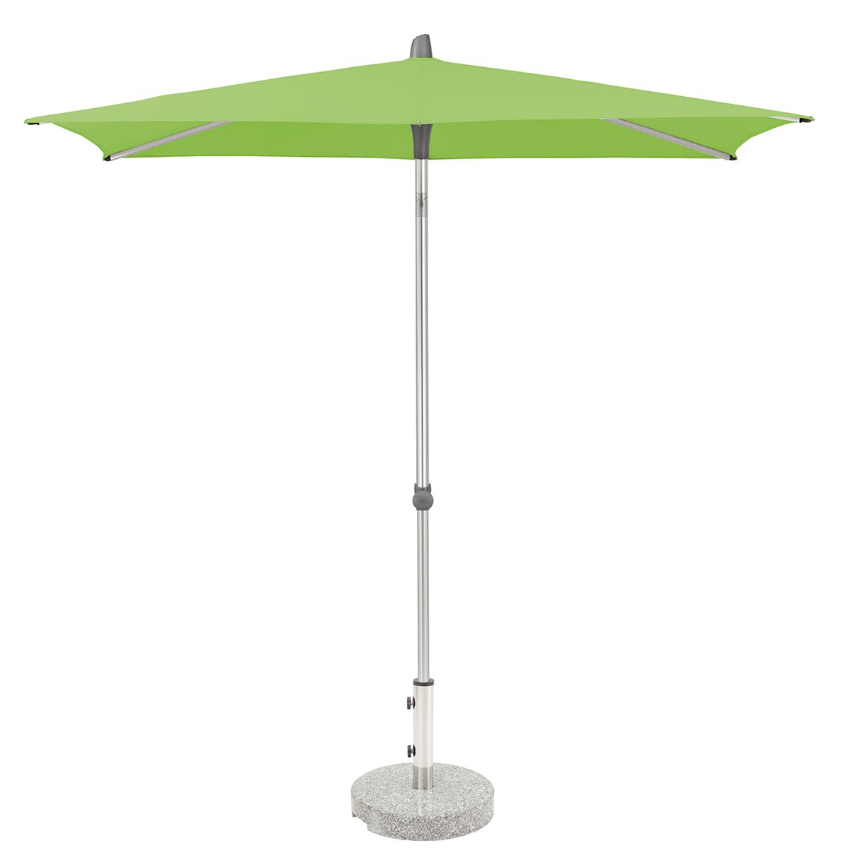 Glatz Alu Smart Parasol 2.4 x 2.4m Square Class 2 - Kiwi 127