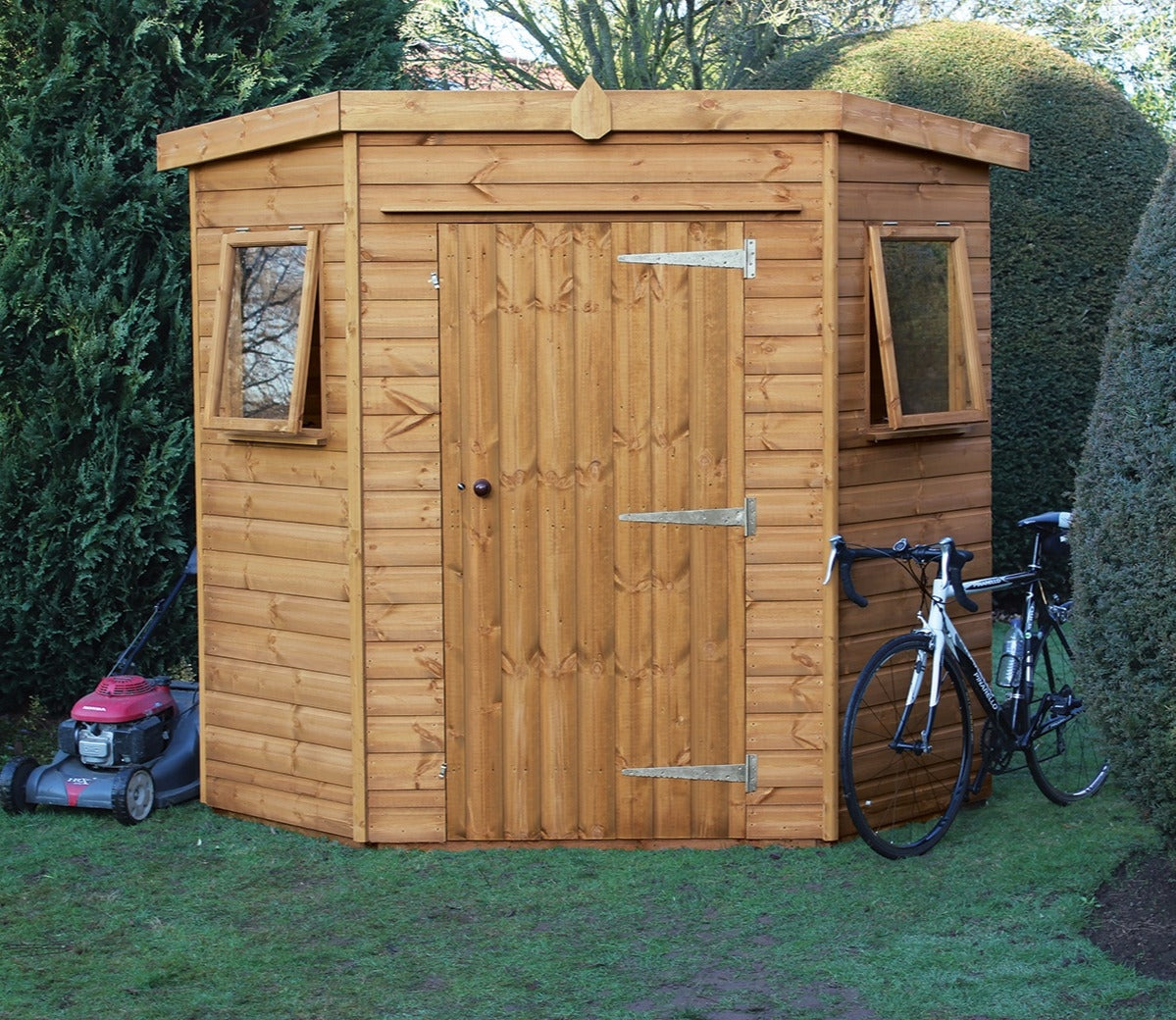 Shedlands 8 x 8 ft Corner Shed including assembly