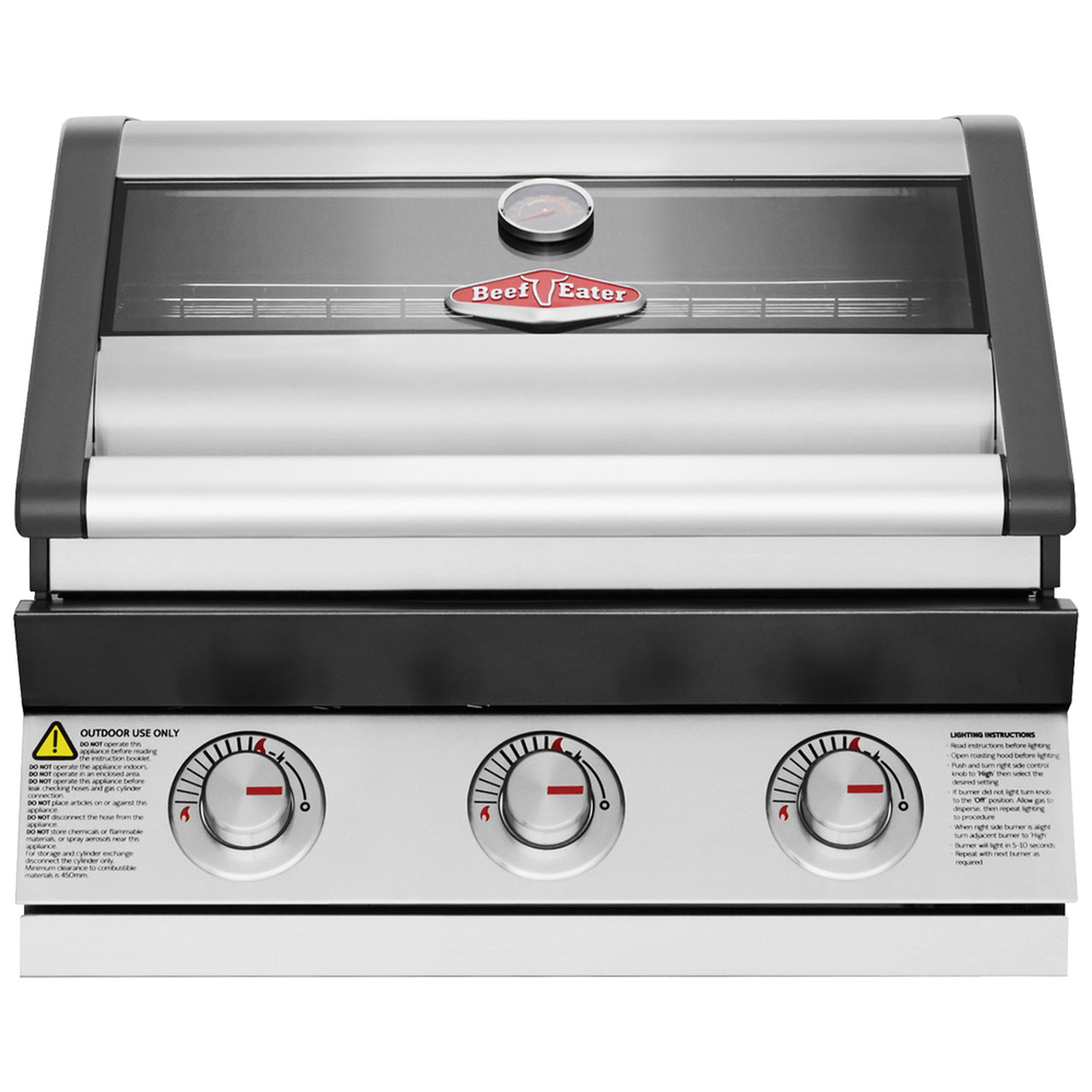 Beefeater 1600S Built-in 3 Burner Gas BBQ