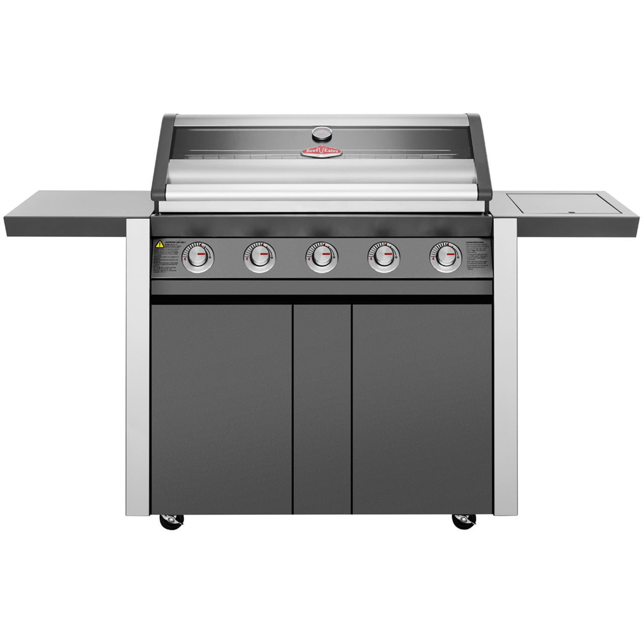 Beefeater 1600e 5 Burner Cabinet Gas Bbq with Side Burner