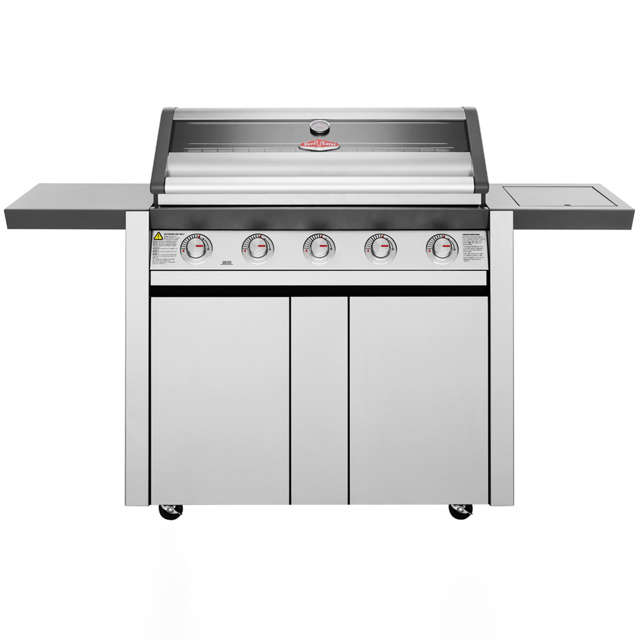 Beefeater 1600S 5 Burner Gas BBQ & Side Burner with Trolley