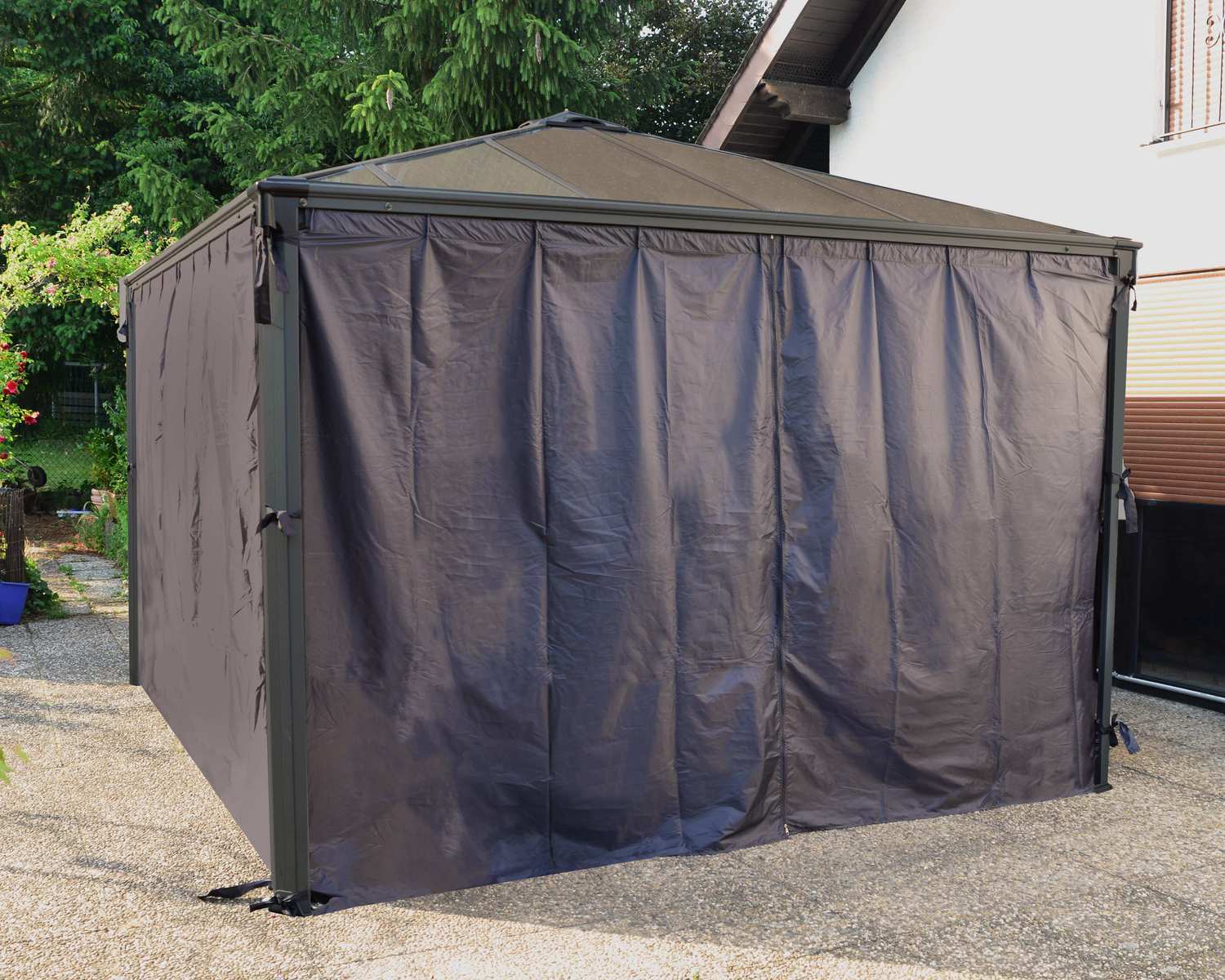 Canopia By Palram curtain set for Palermo 3000