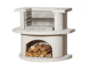 Buschbeck Venedig Grill Bar Masonry Wood Fired BBQ