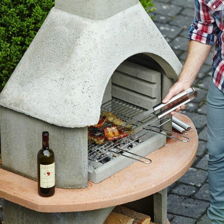 Buschbeck Carmen Masonry Wood Fired BBQ