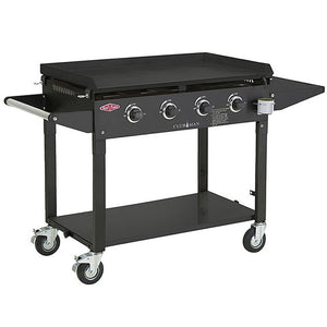 Beefeater Clubman Series 4 Burner Gas BBQ - Black with Trolley