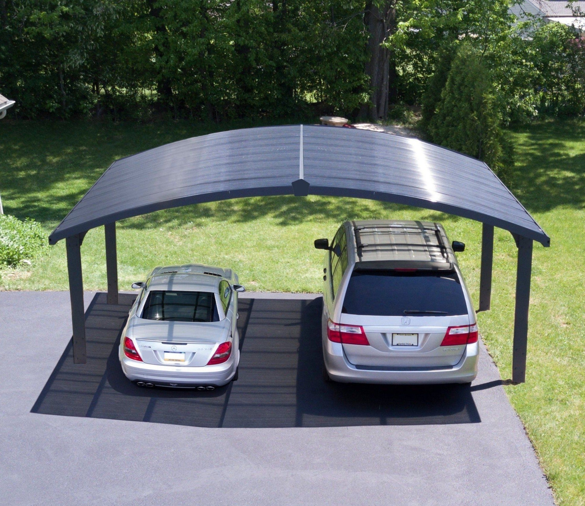 Arizona Wave Aluminium 19 x 16 ft Double Carport - Canopia By Palram